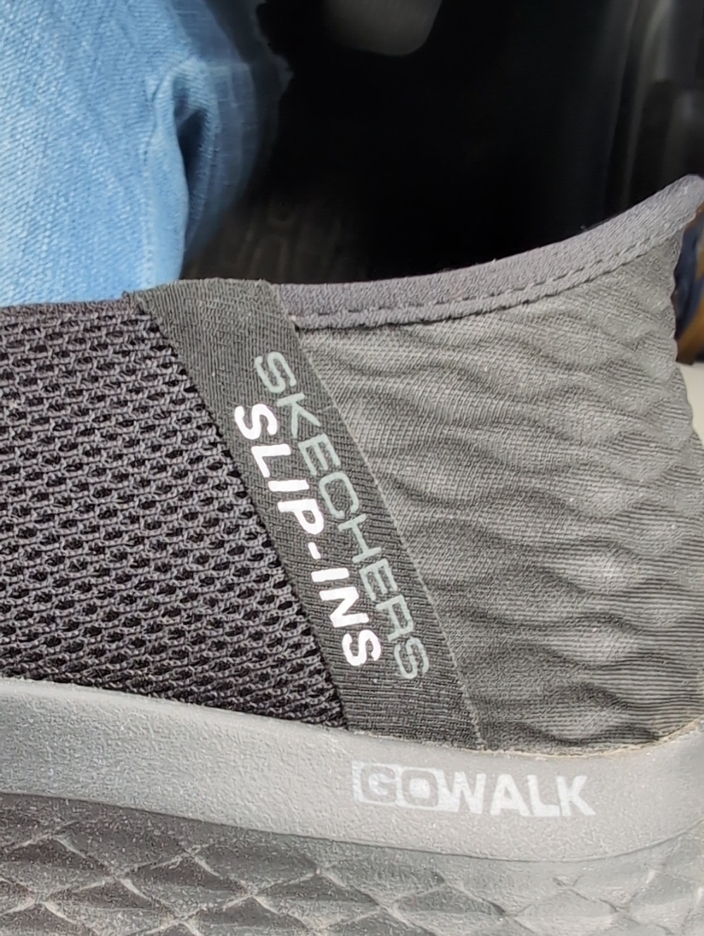 Skechers Black Slip-On Go Walk Loafers